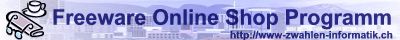 Freeware Online Shop Programm