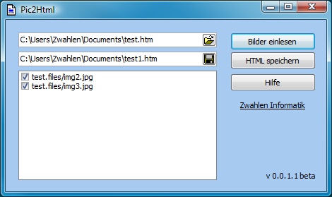 Pic2Html